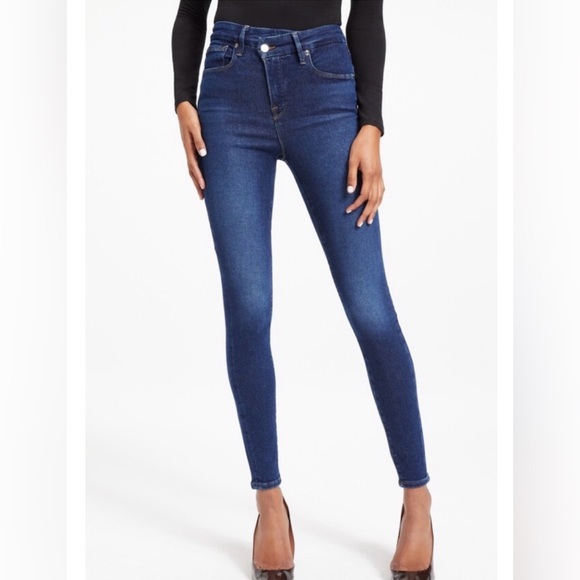 Good American Denim - Good American Good Legs Crossover Jeans Women’s Size 16 Skinny High Waist